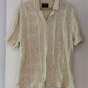 Abercrombie & Fitch crochet shirt
